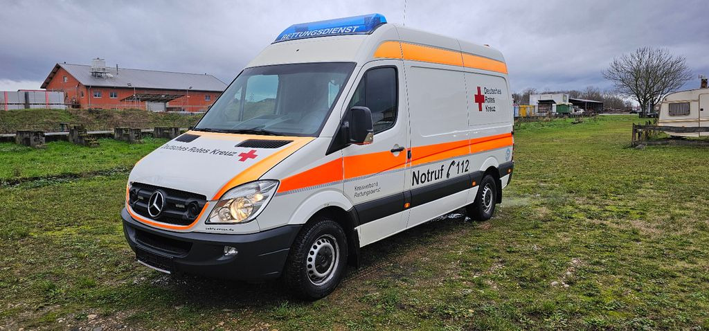 Minibús, Furgoneta de pasajeros Mercedes-Benz Sprinter 316 Rettungswagen RTW KTW Ambulance: foto 3