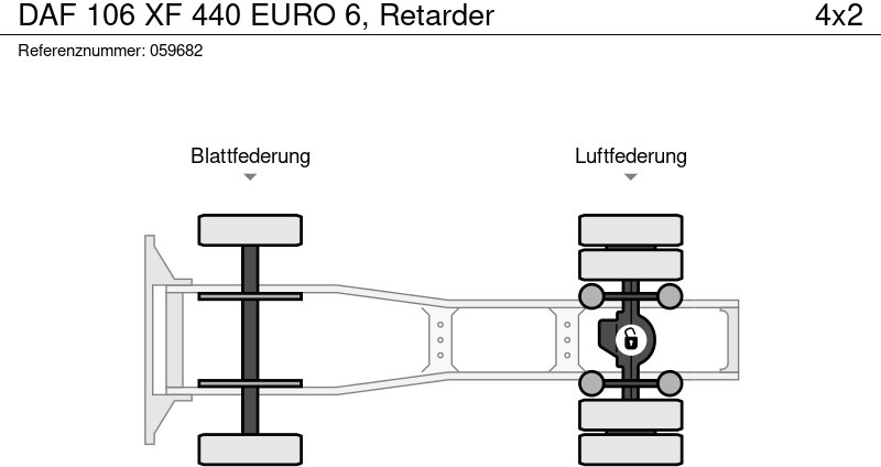 Leasing de DAF 106 XF 440 EURO 6, Retarder DAF 106 XF 440 EURO 6, Retarder: foto 12
