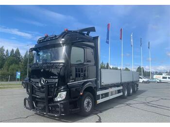Camión caja abierta Mercedes-Benz ACTROS 5L 3553L 8x4 uusi lava+ nosturipukki
