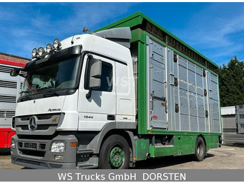Mercedes-Benz Actros 1844  Finkl Doppelstock Hubdach  - Camión transporte de ganado