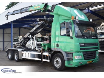 Camión con equipo de cable, Camión grúa DAF CF 85.380 Manuel, HMF 2820 K3, NCH, Euro 3, 6x2, Truckcenter Apeldoorn: foto 1