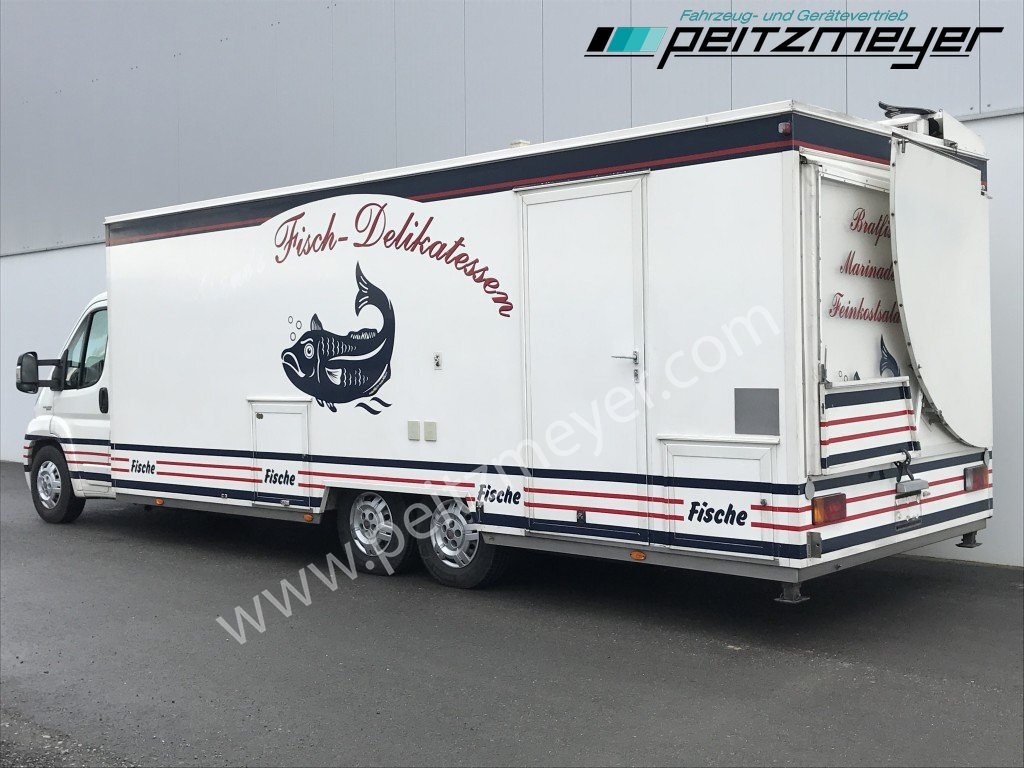 Camión tienda IVECO FIAT (I) Ducato Verkaufswagen 6,3 m + Kühltheke, Fritteuse: foto 4