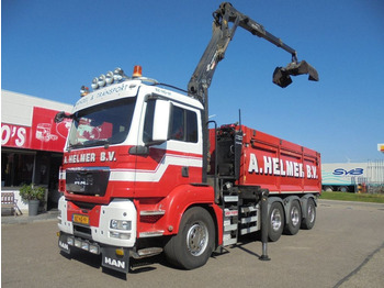 MAN TGS 35.480 8X4 - Camión volquete, Camión grúa
