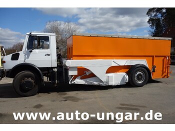 Camión portacontenedore/ Intercambiable MERCEDES-BENZ Unimog U1700 Ruthmann Cargoloader  mit Wechselcontainer: foto 2
