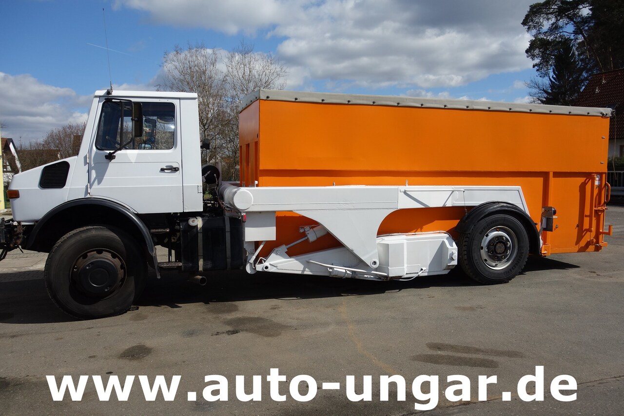 Camión portacontenedore/ Intercambiable MERCEDES-BENZ Unimog U1700 Ruthmann Cargoloader  mit Wechselcontainer: foto 2