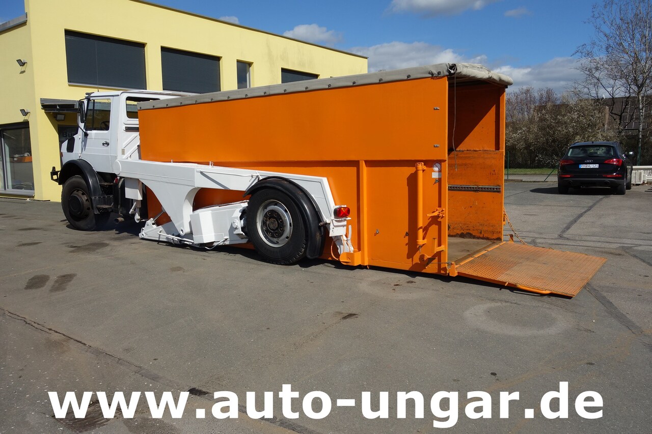 Camión portacontenedore/ Intercambiable MERCEDES-BENZ Unimog U1700 Ruthmann Cargoloader  mit Wechselcontainer: foto 18
