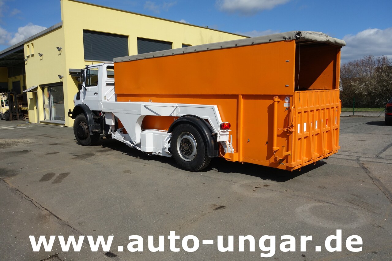 Camión portacontenedore/ Intercambiable MERCEDES-BENZ Unimog U1700 Ruthmann Cargoloader  mit Wechselcontainer: foto 3