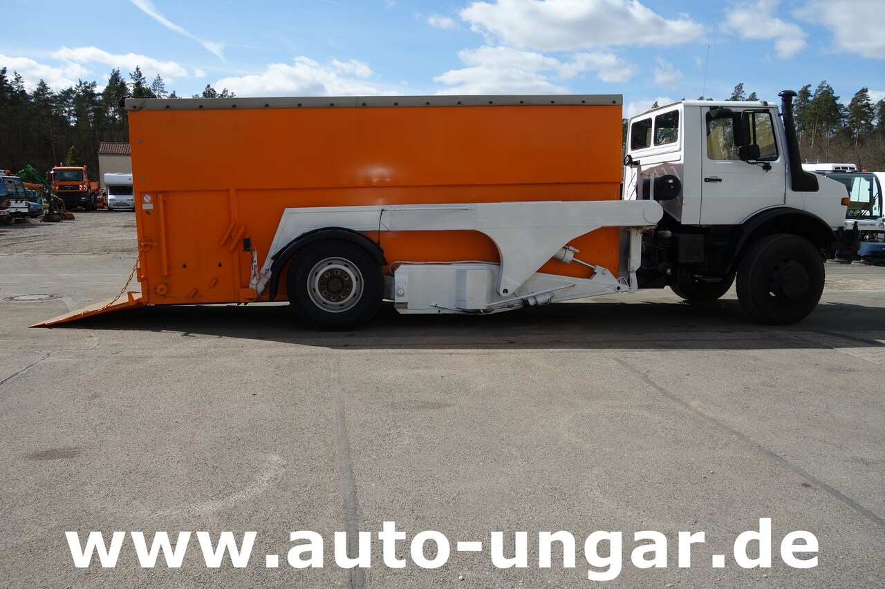 Camión portacontenedore/ Intercambiable MERCEDES-BENZ Unimog U1700 Ruthmann Cargoloader  mit Wechselcontainer: foto 7