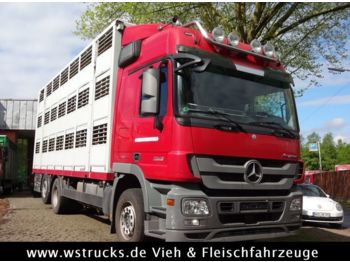 Camión transporte de ganado Mercedes-Benz Actros  2544 Menke 3 Stock Vollalu: foto 1