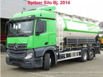 Camión cisterna Mercedes-Benz  Actros neu 2545 L 6x2 Silo 4 Kammern/31.000 ltr: foto 1