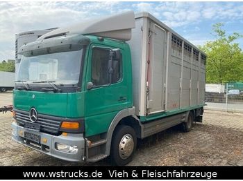 Camión transporte de ganado Mercedes-Benz Atego 1228 L KABA Doppelstock Vollalu: foto 1