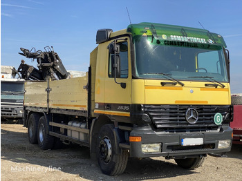 Camión grúa, Camión caja abierta Mercedes-Benz Dropside camion Mercedes-Benz Actros MP1 V6 2635 + KRANE HIAB 17: foto 4