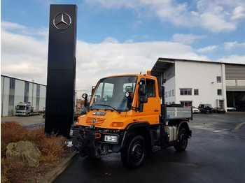 Camión caja abierta Mercedes-Benz UNIMOG U300 4x4 Hydraulik Standheizung Klima: foto 1