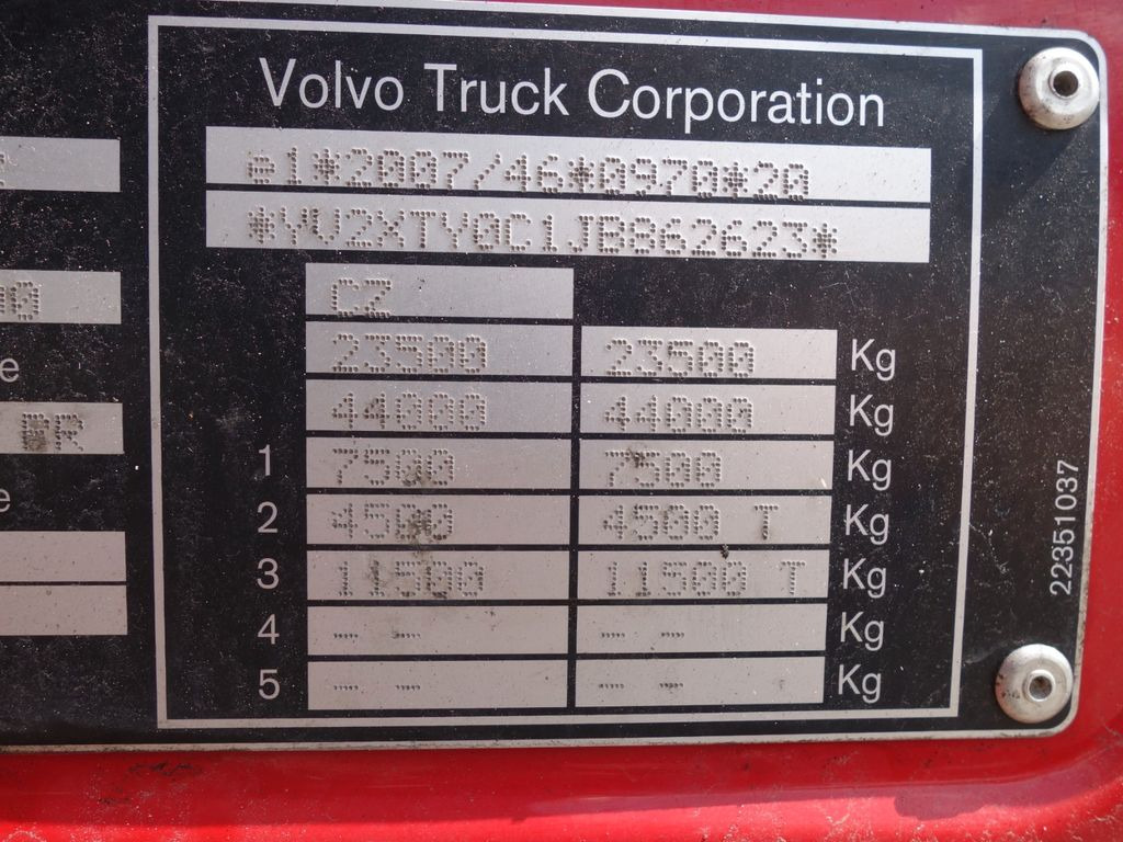 Camión chasis Volvo FM13 460 6x2 RTO ,Kassbohrer, Rolfo, Rimo: foto 12
