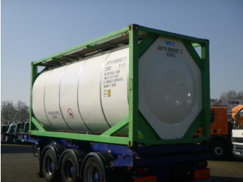 Contenedor cisterna, Semirremolque Danteco Food tank container inox 20 ft / 25 m3 / 1 comp: foto 3