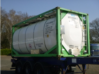 Contenedor cisterna, Semirremolque Danteco Food tank container inox 20 ft / 25 m3 / 1 comp: foto 2