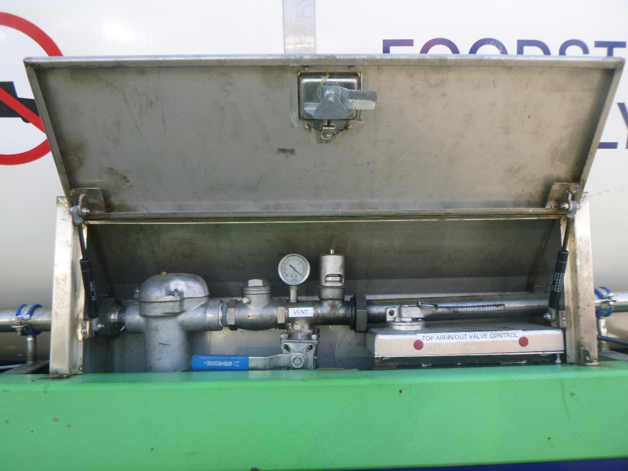Contenedor cisterna, Semirremolque Danteco Food tank container inox 20 ft / 25 m3 / 1 comp: foto 10