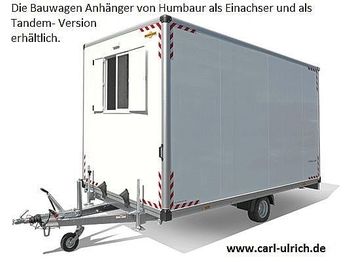 Casa contenedor nuevo Humbaur - Bauwagen 184222-24PF30 Einachser: foto 1