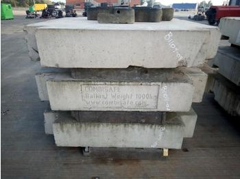 Contrapeso para Grúa Combisafe Ballast Frame to suit Crane, 1000Kg Concrete Ballast (3 of): foto 1