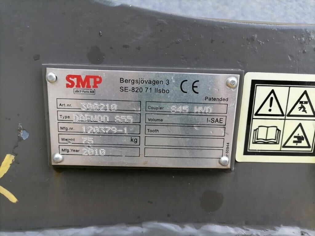 Acoplamiento rápido para Excavadora SMP S45 120379-1: foto 5