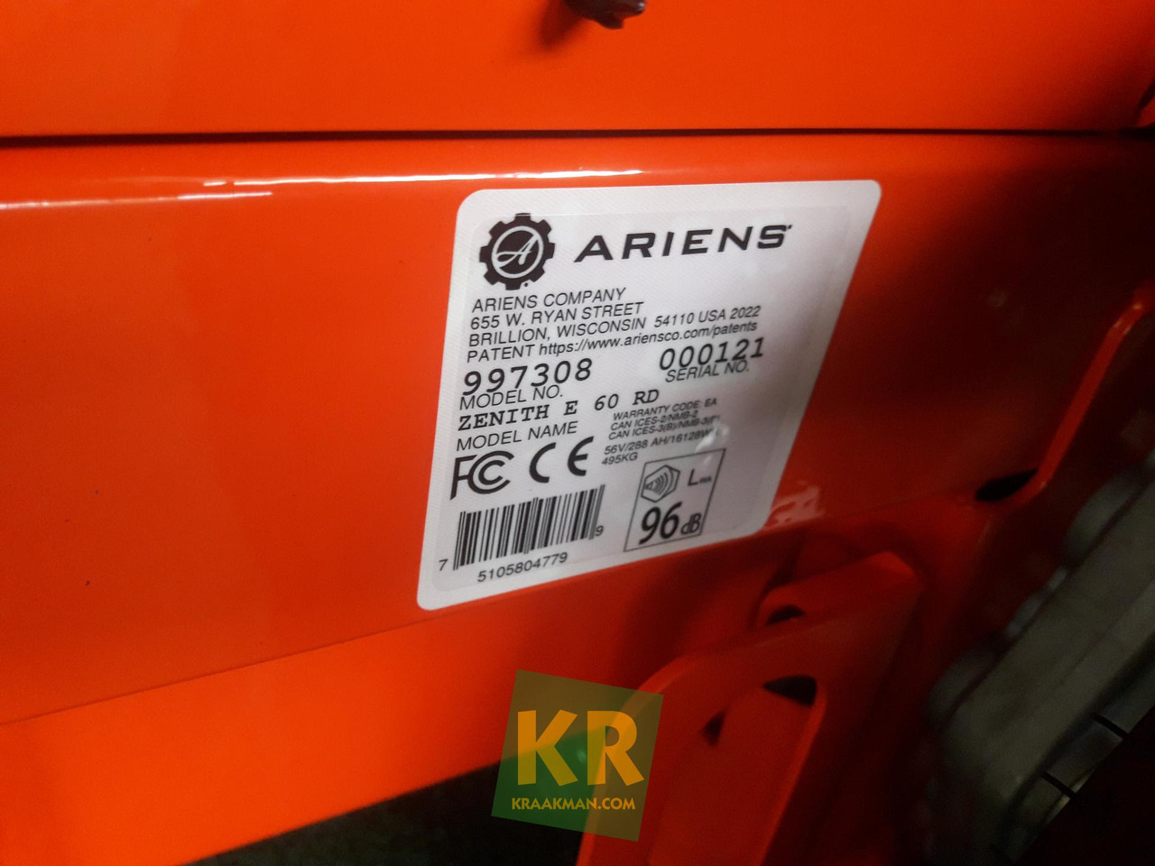 Cortacésped nuevo Ariens Zenith E 152 cm achterlossend Ariens: foto 12
