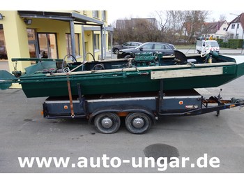 Tractor Mulag Mähboot mit Heckmäher Volvo-Penta  Diesel Mulag - Gödde - Berky inkl. Anhänger: foto 3
