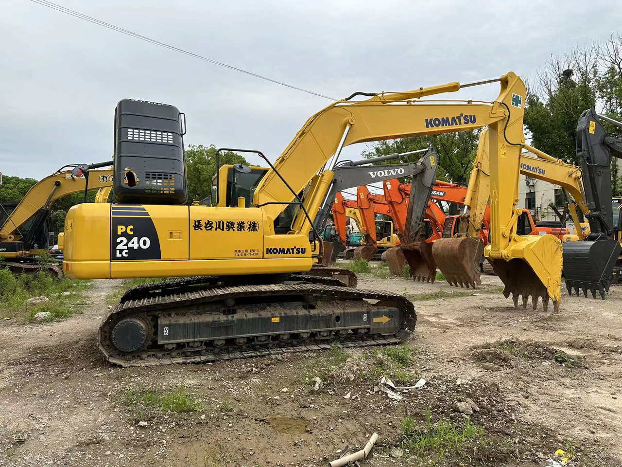 Excavadora de cadenas 2022 Japan used excavator KOMATSU PC240LC-8 welcome to inquire in stock on sale: foto 13