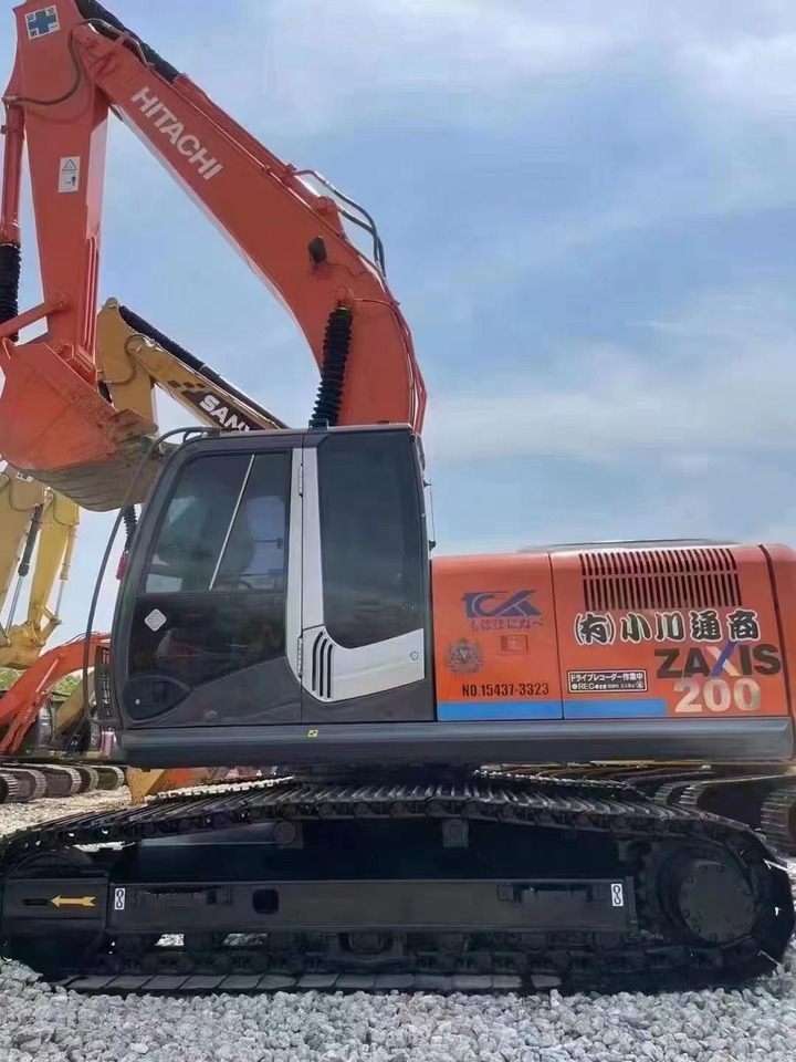 Excavadora de cadenas 90%new 20 ton Korea Original made HITACHI ZX200 used hydraulic crawler excavator in ready stock: foto 4