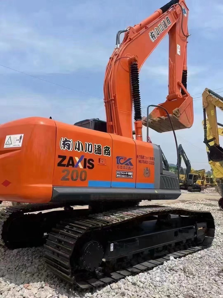 Excavadora de cadenas 90%new 20 ton Korea Original made HITACHI ZX200 used hydraulic crawler excavator in ready stock: foto 7