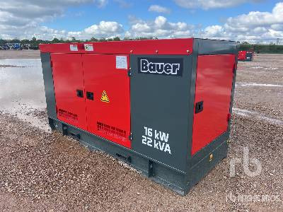 Generador industriale nuevo BAUER GFS 16 ATS 20 kVA (Unused): foto 4