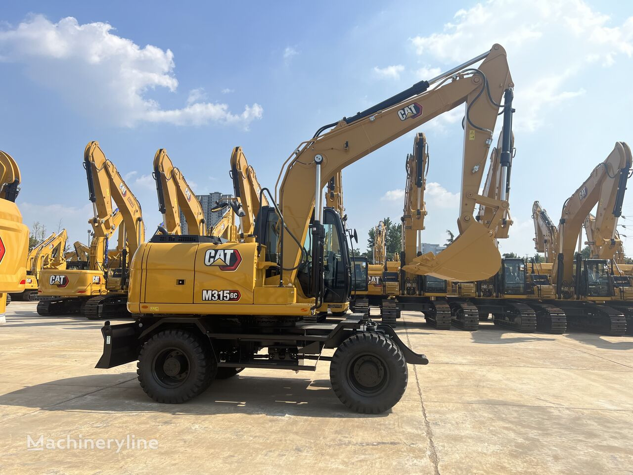 Excavadora de ruedas nuevo Caterpillar M315GC made in China: foto 3