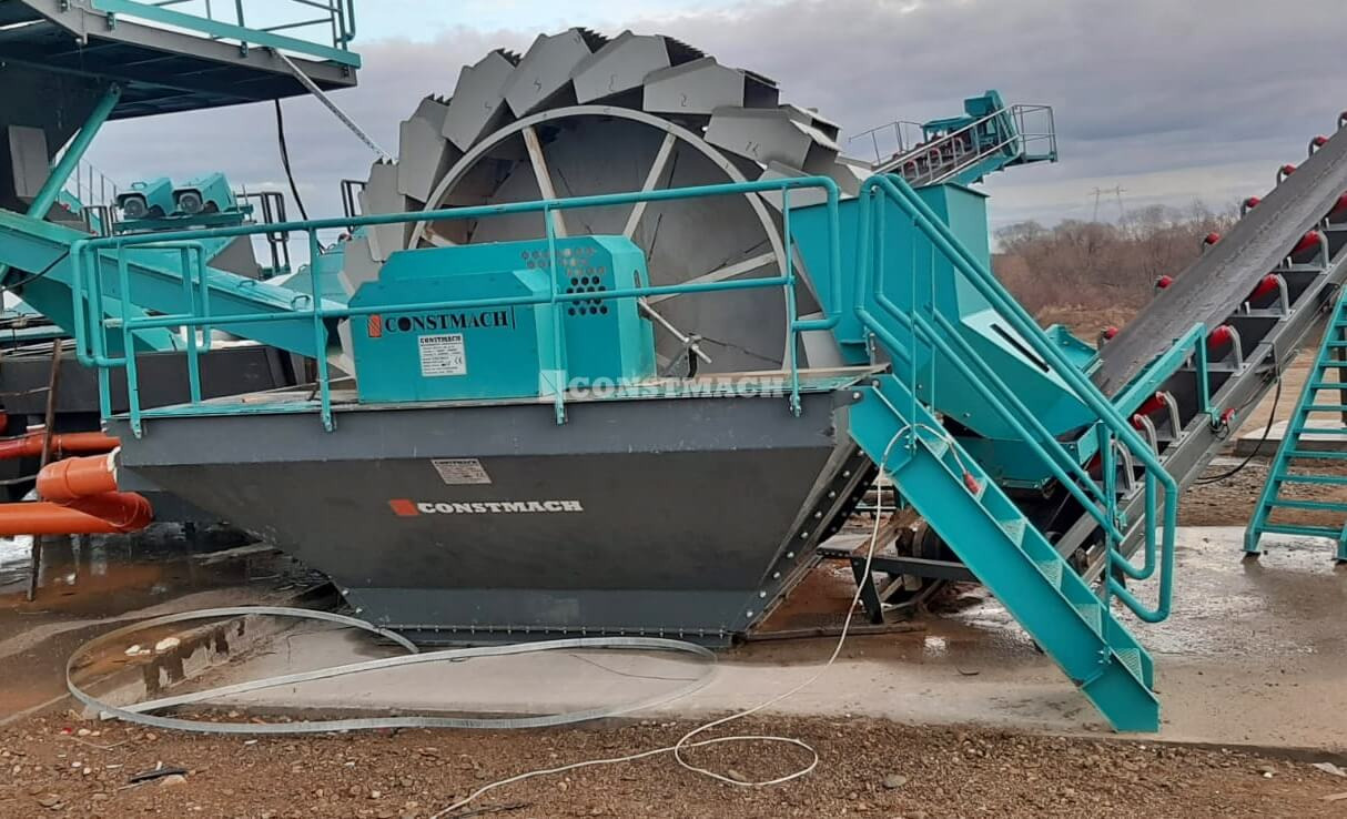 Cribadora nuevo Constmach Schaufelrad-Sandwaschmaschine mit einer Kapazität von 80–120 Tonnen: foto 3