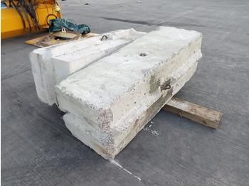 Grúa pórtico, Contrapeso Donati 3.2 Ton Gantry Crane, Concrete Ballest Weight (2 of): foto 1