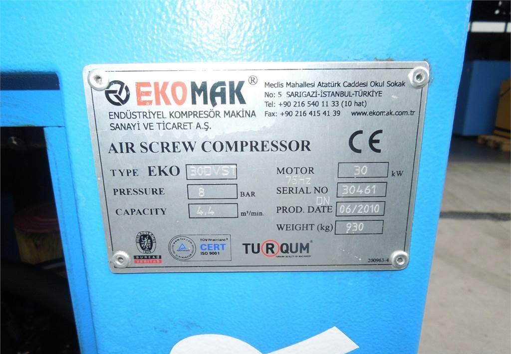 Compresor de aire EKOMAK KOMPRESOR ŚRUBOWY 30KW FALOWNIK 2010R!!!: foto 3