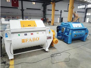 Maquinaria para hormigón nuevo FABO Double Shaft Concrete Mixer ( Twin Shaft Mixer ): foto 1