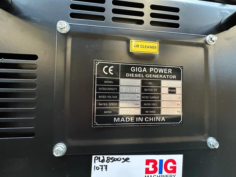 Generador industriale nuevo Giga power PLD8500SE 8kva: foto 9