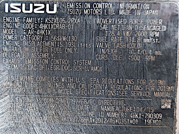 Excavadora de cadenas Hitachi ZX225USLC-6: foto 8