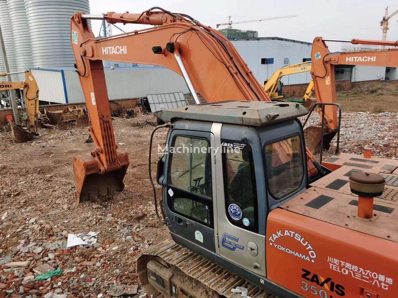 Excavadora de cadenas Hitachi ZX350-3: foto 4