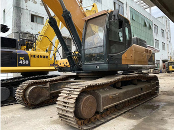 Excavadora de cadenas Korea made HYUNDAI used excavator good condition R485LVS best service on sale: foto 4
