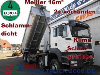 Dúmper MAN TGA 41.440 8x8 Meiller 16m³ Deutscher LKW 1. Hd.: foto 1