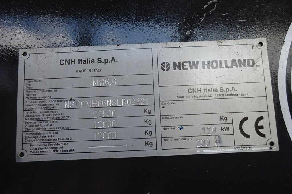 Excavadora de ruedas New Holland MH6.6 Umschlabagger Mit Magnet Anlage: foto 20
