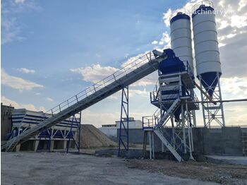 POLYGONMACH Stationary 135m3 Batching Planr with Double Planetery Mixer - Planta de hormigón