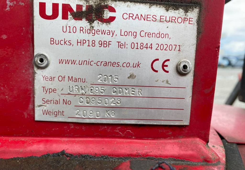 Minigrúa Unic URW-095 CDMER Mini Tracked Crane 880cm 0.995T: foto 9