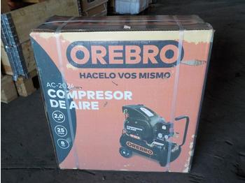 Compresor de aire Unused Orebro AC-2024 25L Oil Free Compressor: foto 1