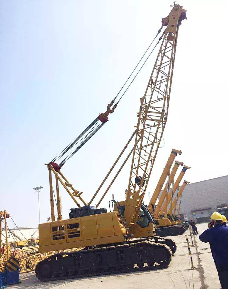 Grúa sobre orugas XCMG 85 ton crawler crane used XGC85 price: foto 4