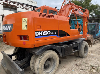 Excavadora de ruedas used Doosan 150W-7 wheel excavators 12 ton used excavators Doosan machine for sale: foto 2
