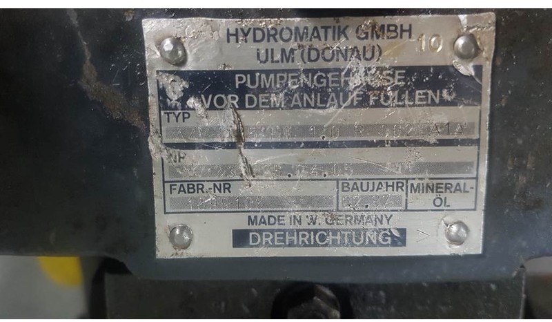 Hidráulica Hydromatik A4V125HW1.0R002A1A - Drive pump/Fahrpumpe/Rijpomp: foto 4