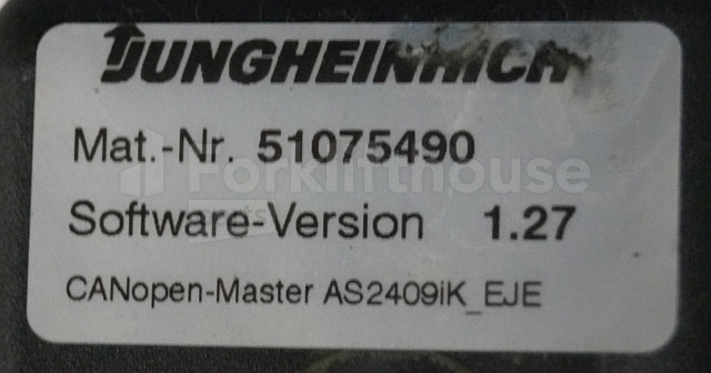 Unidad de control para Equipo de manutención Jungheinrich 51037564 Drive/Lift controller AS2409 iK Index B 51075490 Sw. 1,27 sn. S12X00089335 for EJE220 year 2016: foto 3
