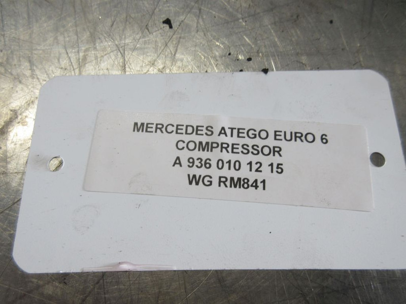 Motor y piezas para Camión Mercedes-Benz A 936 010 12 15 COMPRESSOR BENZ OM934LA EURO 6: foto 4