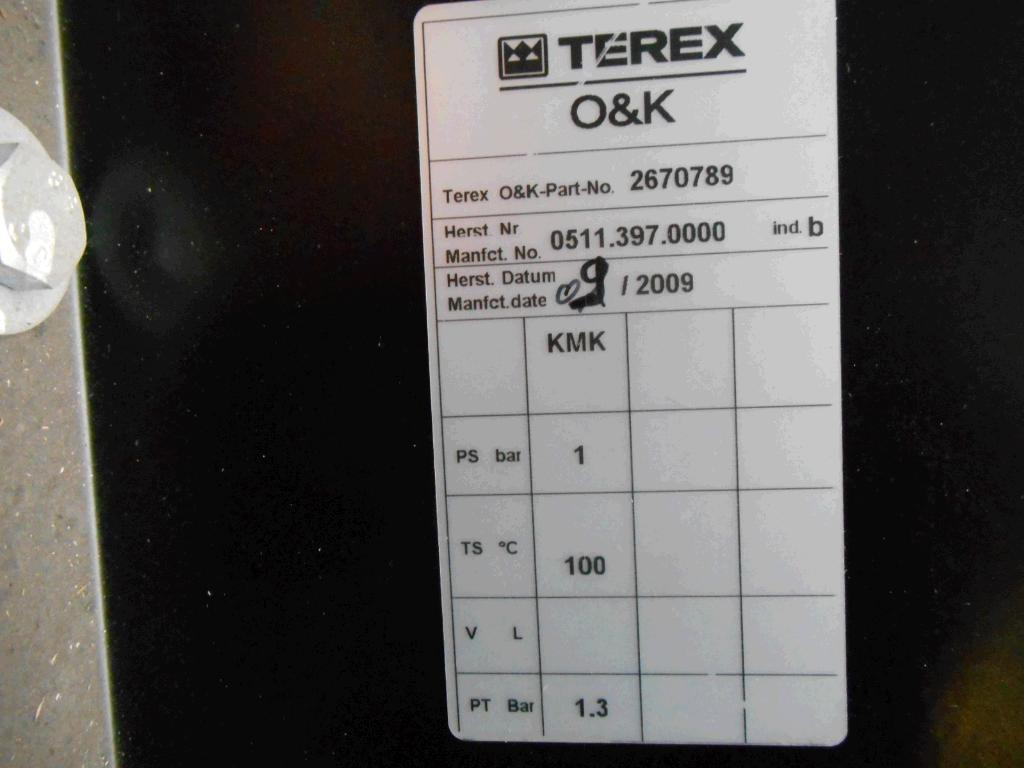 Radiador para Maquinaria de construcción nuevo Terex O&K 6002720 -: foto 6